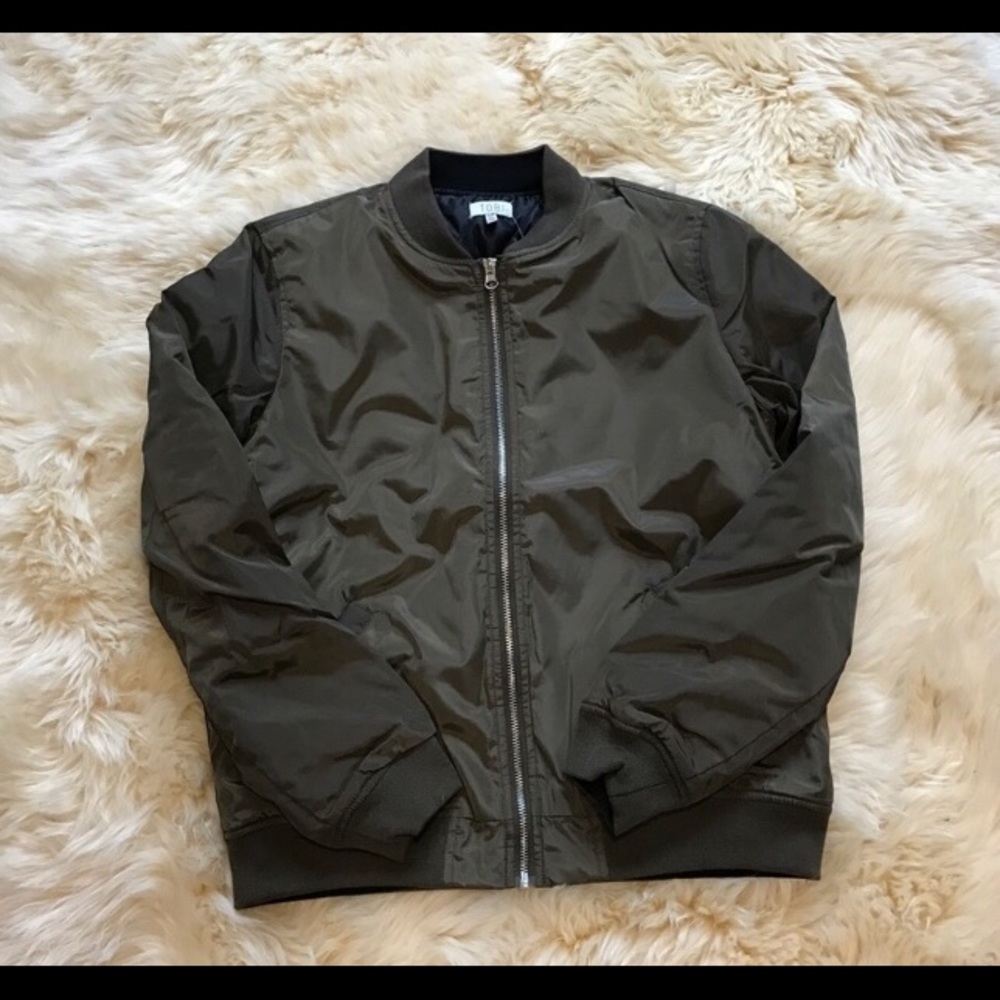 Olive/Army Green Bomber Jacket